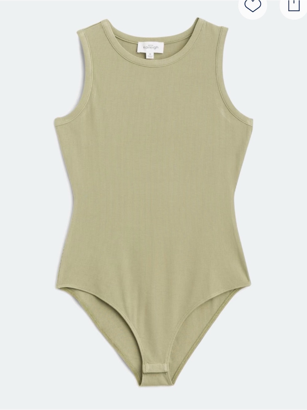Heatherly Chana Knit Ribbed Bodysuit